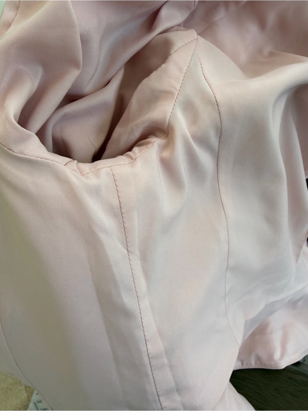 White House Black Market Blush Pink Moto Jacket Blazer – Size 8 - Picture 17 of 17